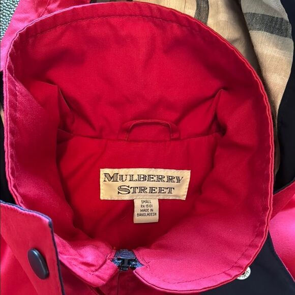 Mulberry Street Vintage Red and Navy Jacket size Small - Picture 12 of 12
